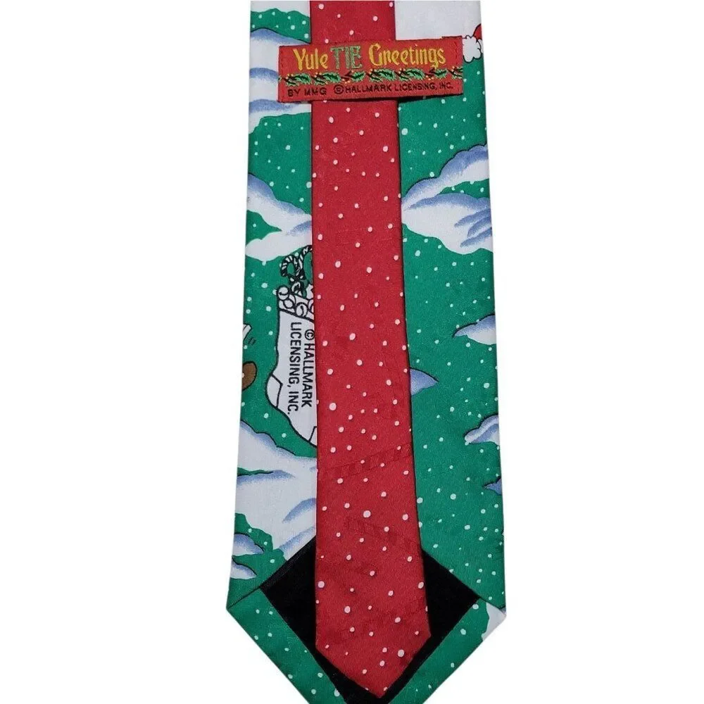 Yule TIE Greetings Christmas Neck Tie Hallmark Mens 57